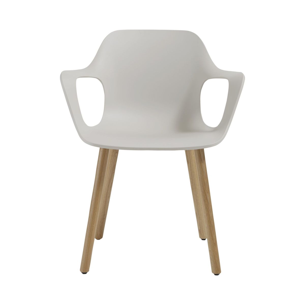 Vitra HAL Armchair, Light Oak Leg, Warm Grey – image 3