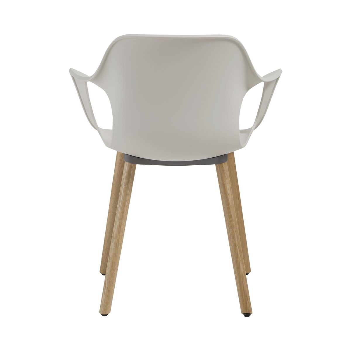 Vitra HAL Armchair, Light Oak Leg, Warm Grey – image 2