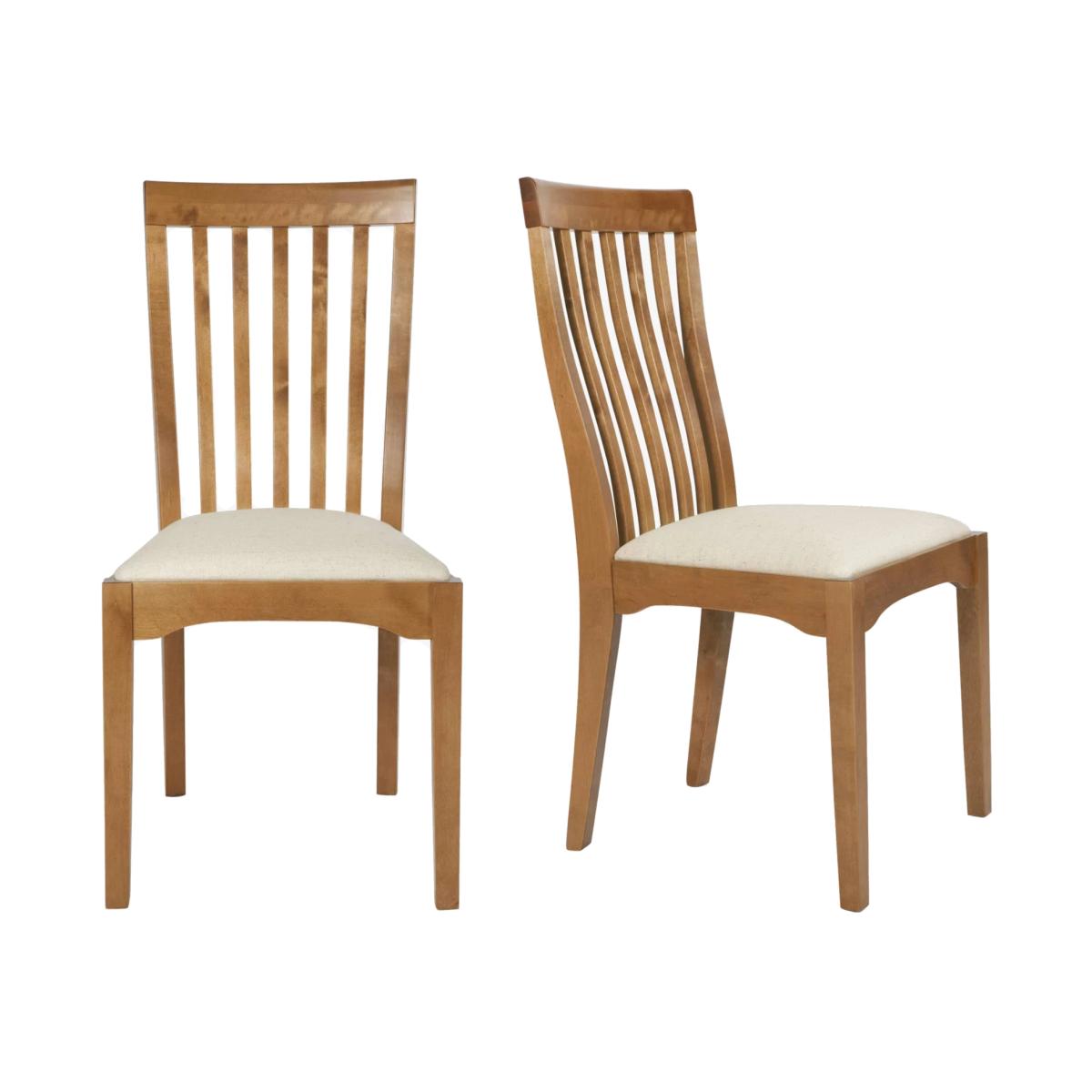 Laura Ashley Garrat Dining Chair, Honey, Set of 2 – image 1