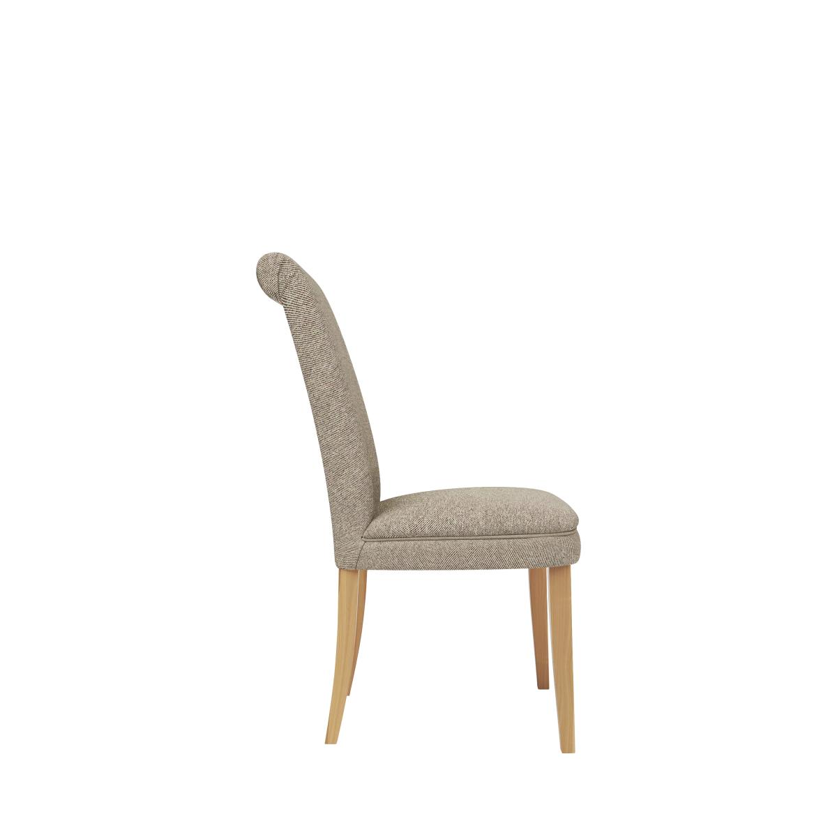 John Lewis Emily Dining Chair, Oak Leg, Cervo Biscuit – image 4