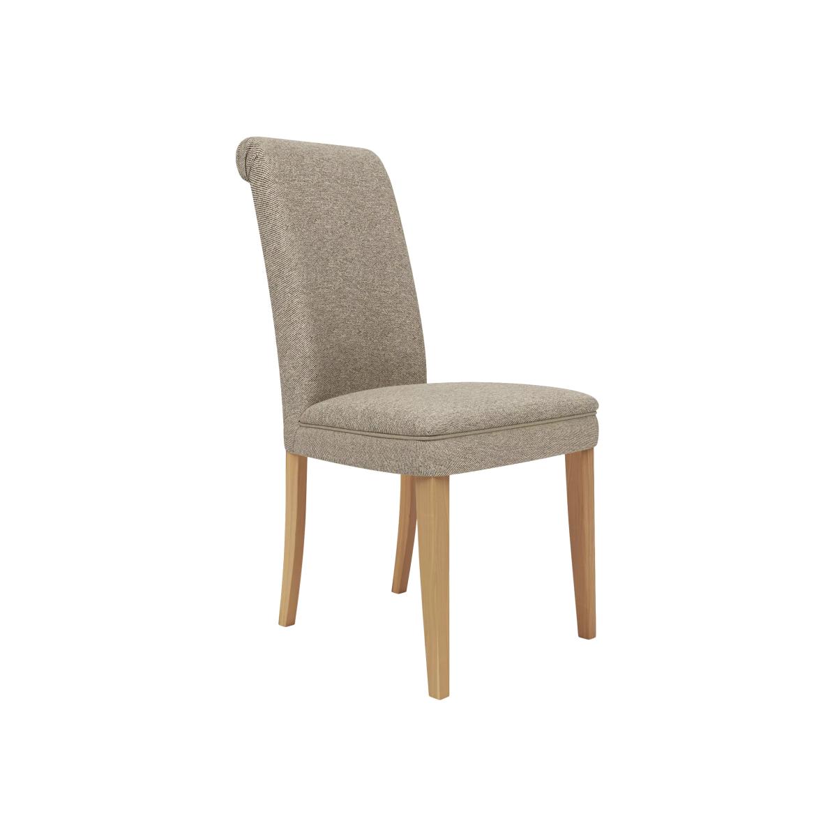 John Lewis Emily Dining Chair, Oak Leg, Cervo Biscuit – image 1