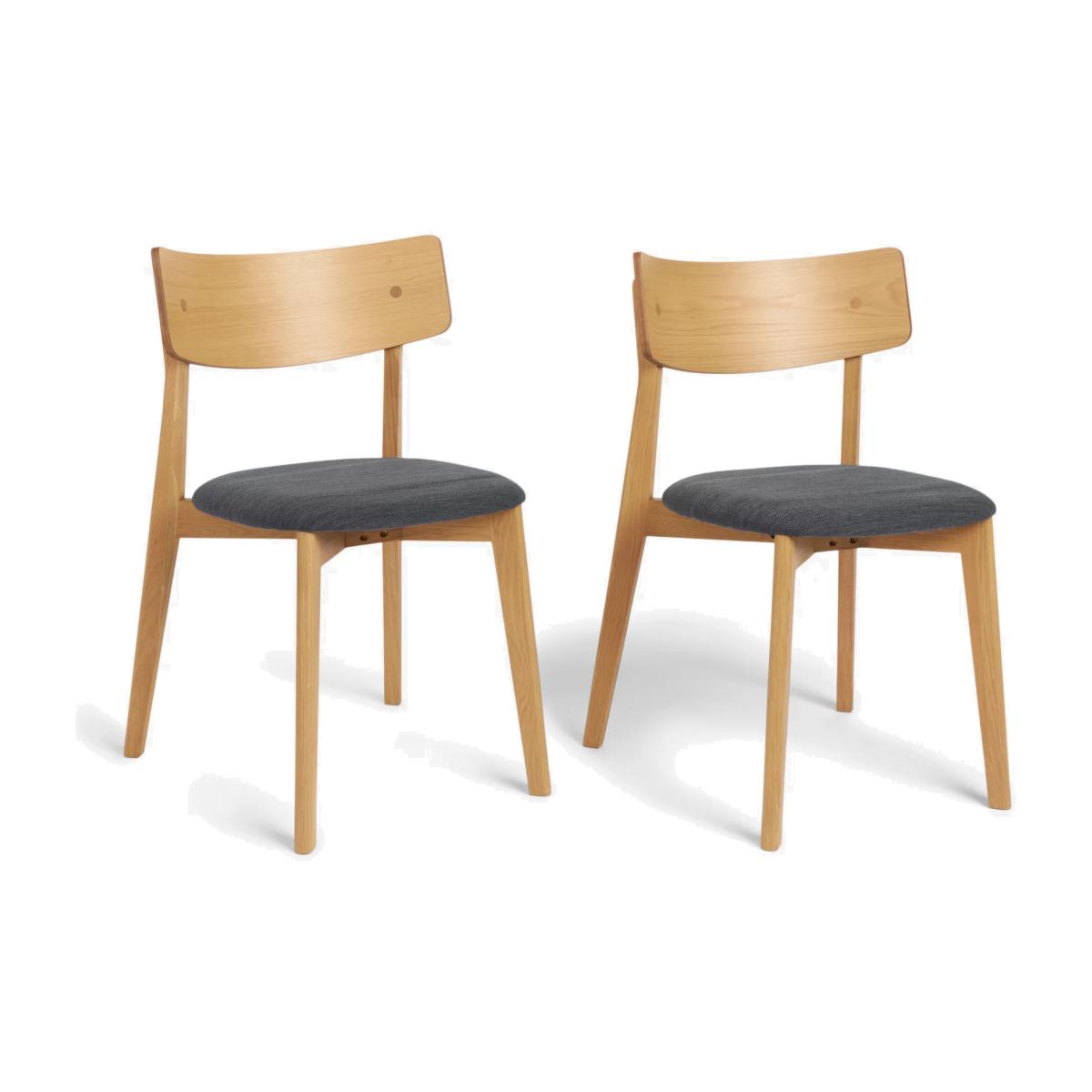 John Lewis ANYDAY Virtue Dining Chair, Set of 2, Oak – image 1