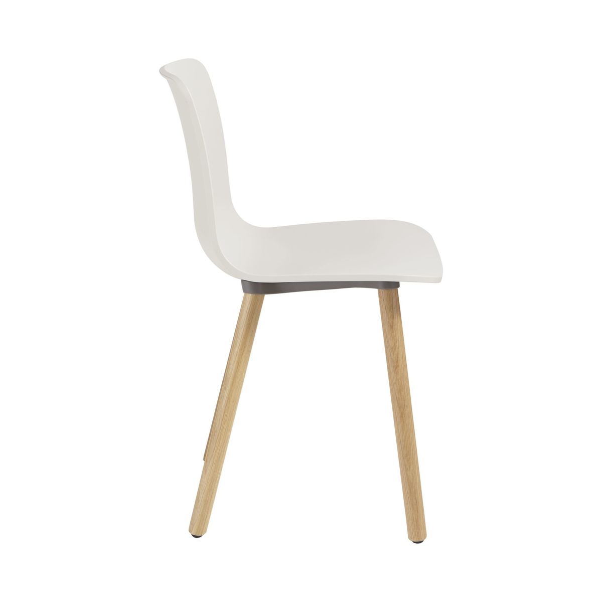 Vitra HAL Chair, Light Oak Leg, Warm Grey – image 4