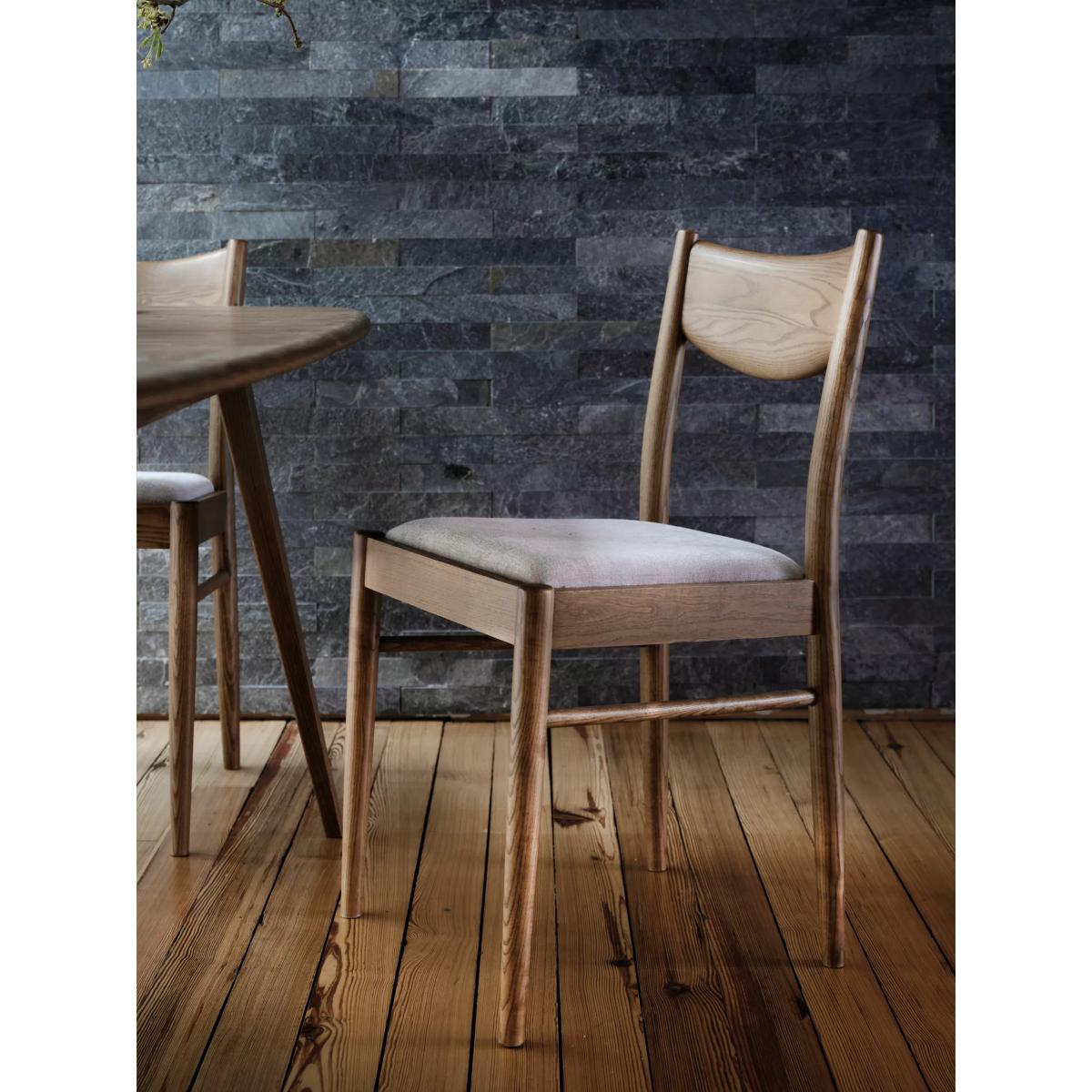 ercol for John Lewis Bellingdon Upholstered Dining Chair Vintage Ash – image 6