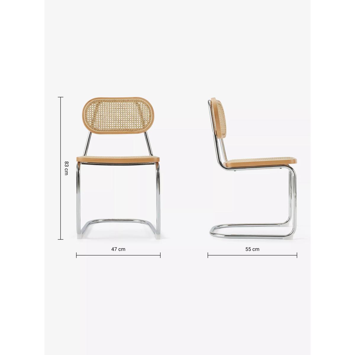 MADE Leora Dining Chairs, Set of 2, Oak – image 3