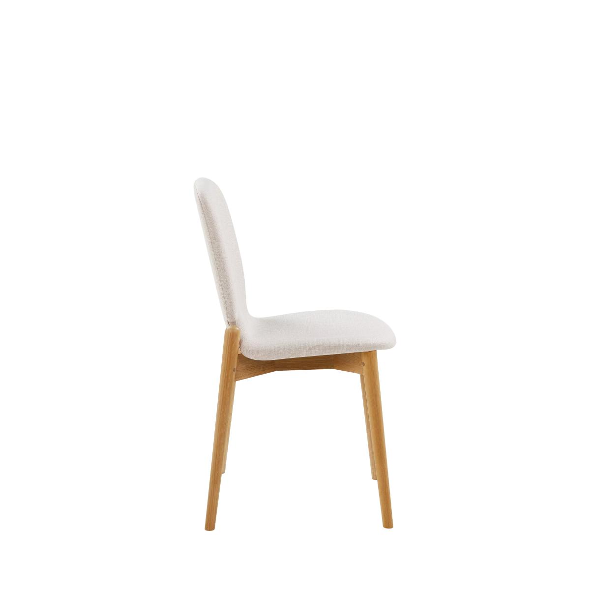 John Lewis Offset Dining Chair, Natural – image 3