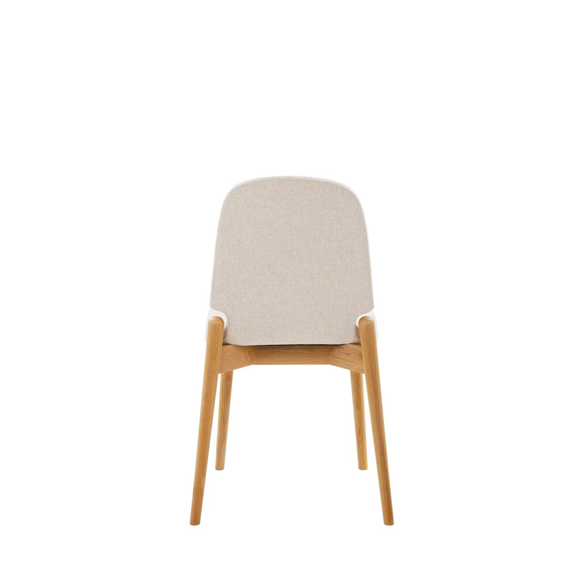 John Lewis Offset Dining Chair, Natural – image 4