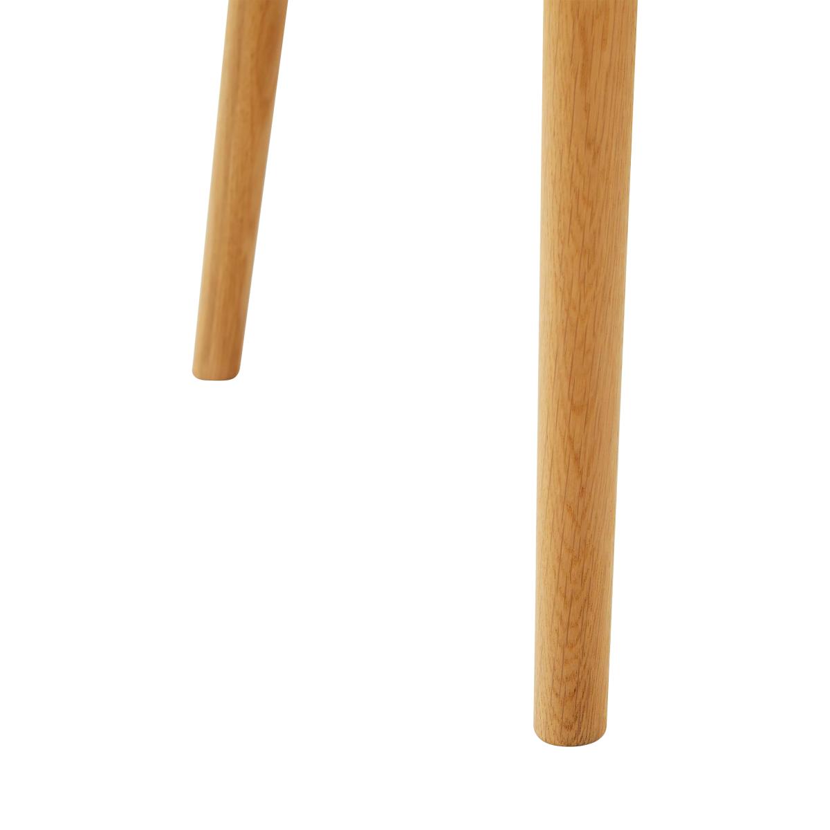 John Lewis Offset Dining Chair, Natural – image 8