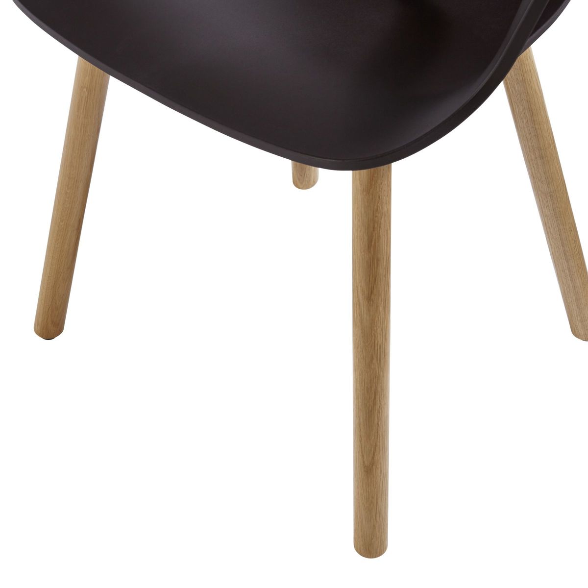 Vitra HAL Armchair, Light Oak Leg, Chocolate – image 5