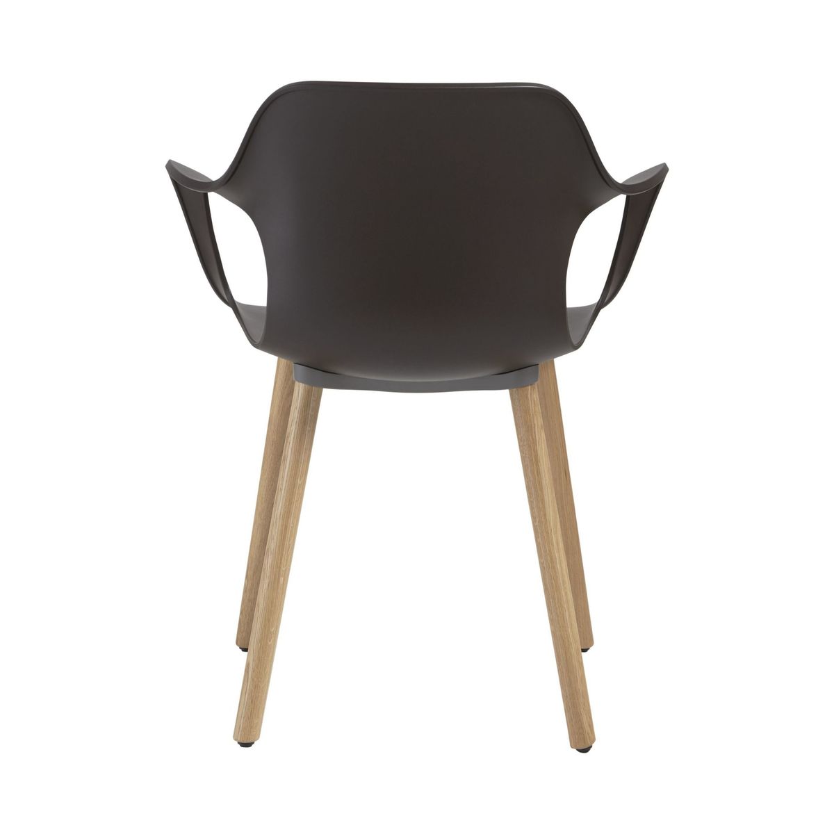 Vitra HAL Armchair, Light Oak Leg, Chocolate – image 2