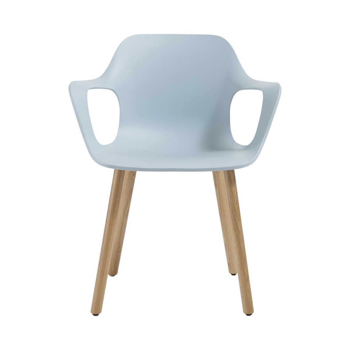 Vitra HAL Armchair, Light Oak Leg, Ice Grey – image 3
