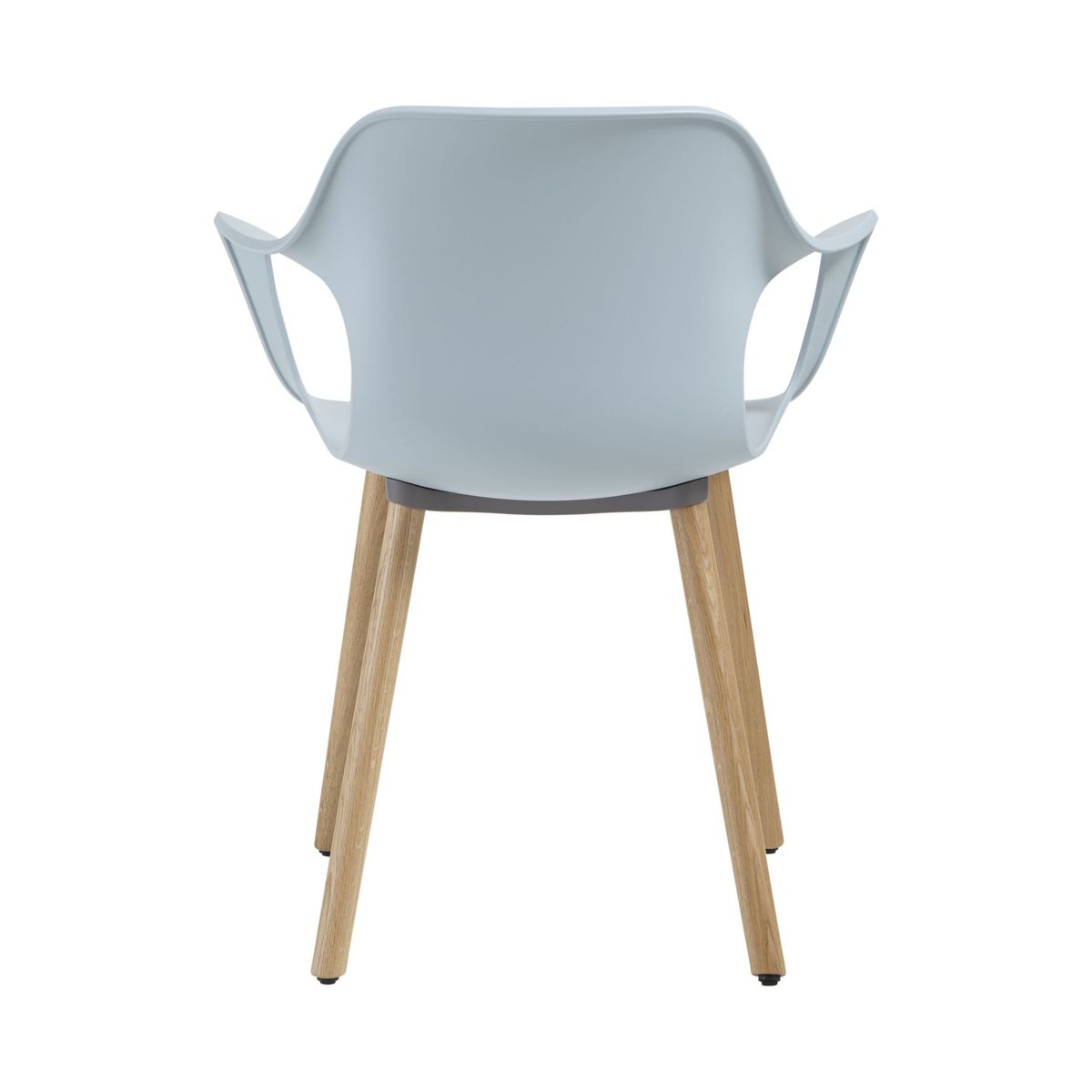 Vitra HAL Armchair, Light Oak Leg, Ice Grey – image 2