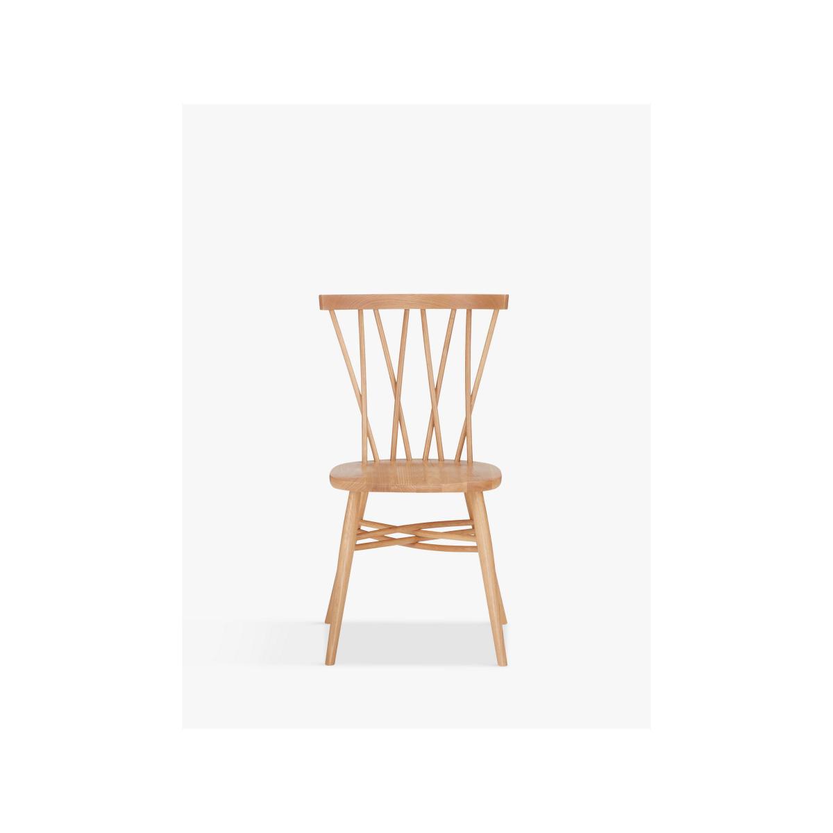 ercol for John Lewis Shalstone Dining Chair, Oak – image 2