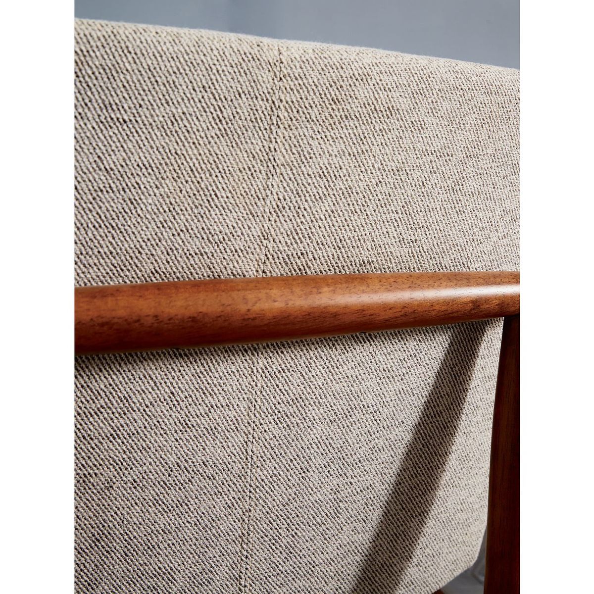 west elm Framework Dining Chair, Twill/Walnut – image 2