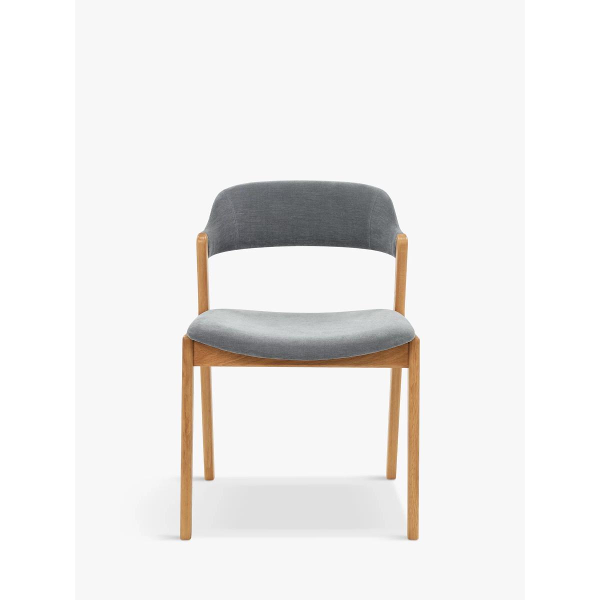 John Lewis Santino Dining Chair, Oak Bianco Oil/Smoked Pearl – image 2