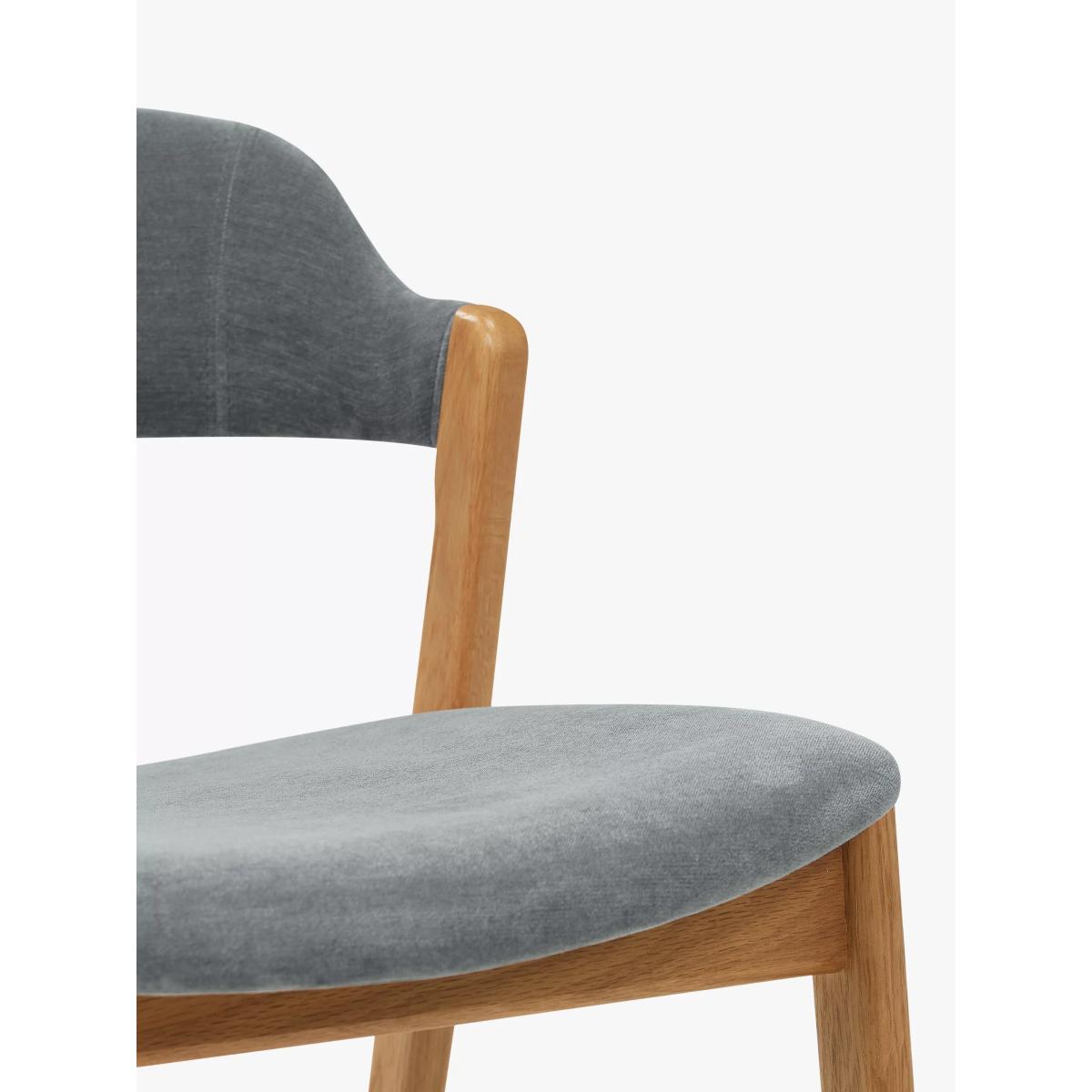 John Lewis Santino Dining Chair, Oak Bianco Oil/Smoked Pearl – image 5