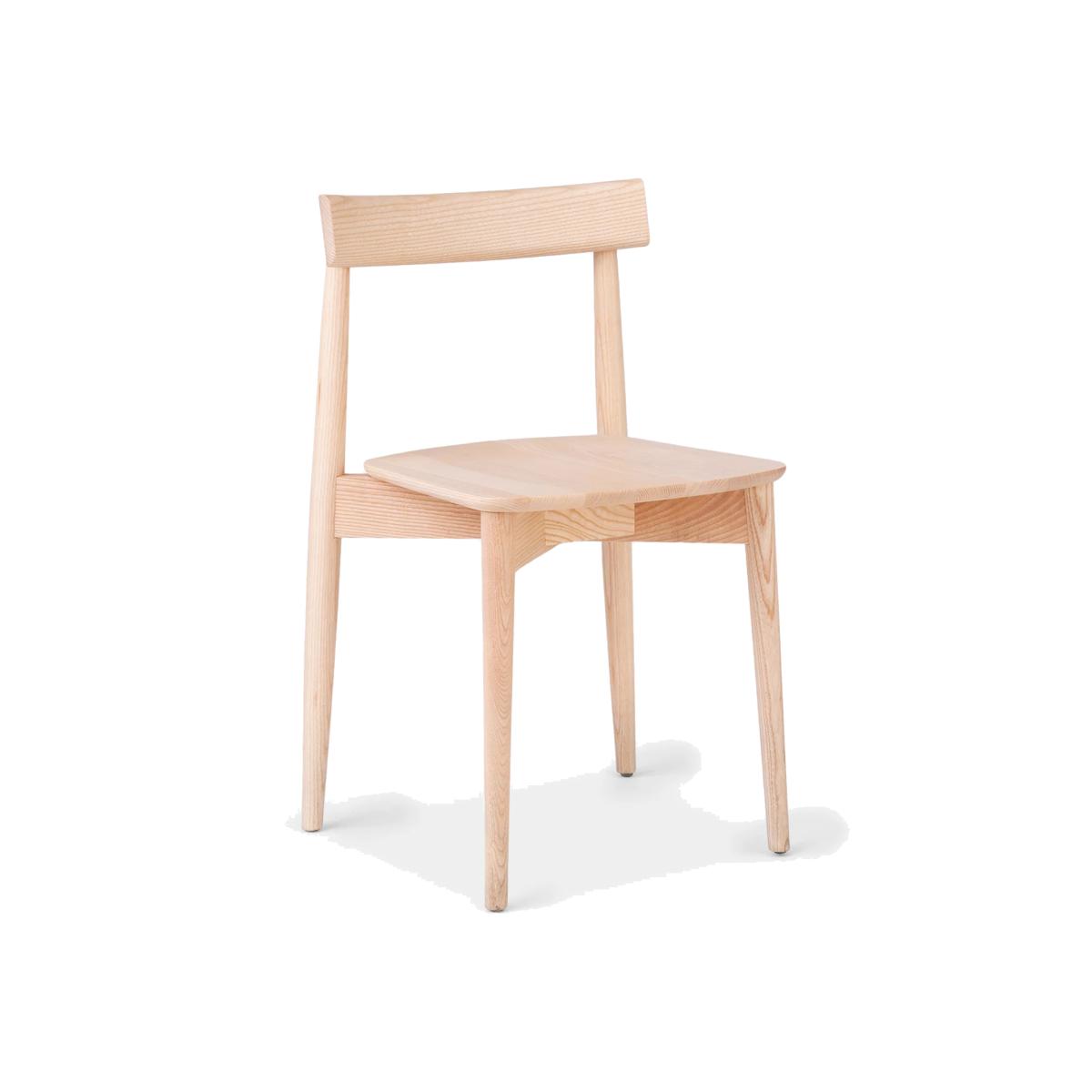 L.Ercolani Lara Dining Chair, Ash/Natural