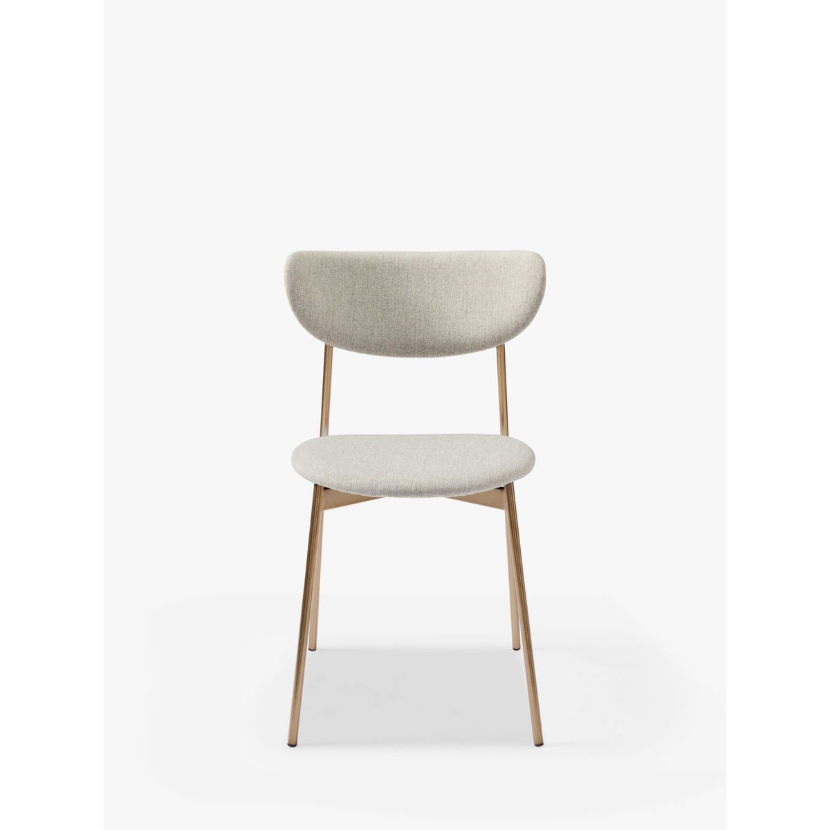 west elm Modern Petal Upholstered Dining Chair, Natural – image 2