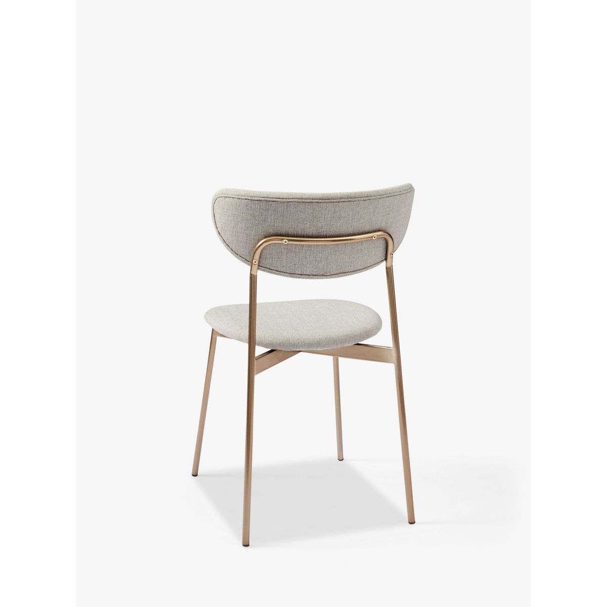 west elm Modern Petal Upholstered Dining Chair, Natural – image 3