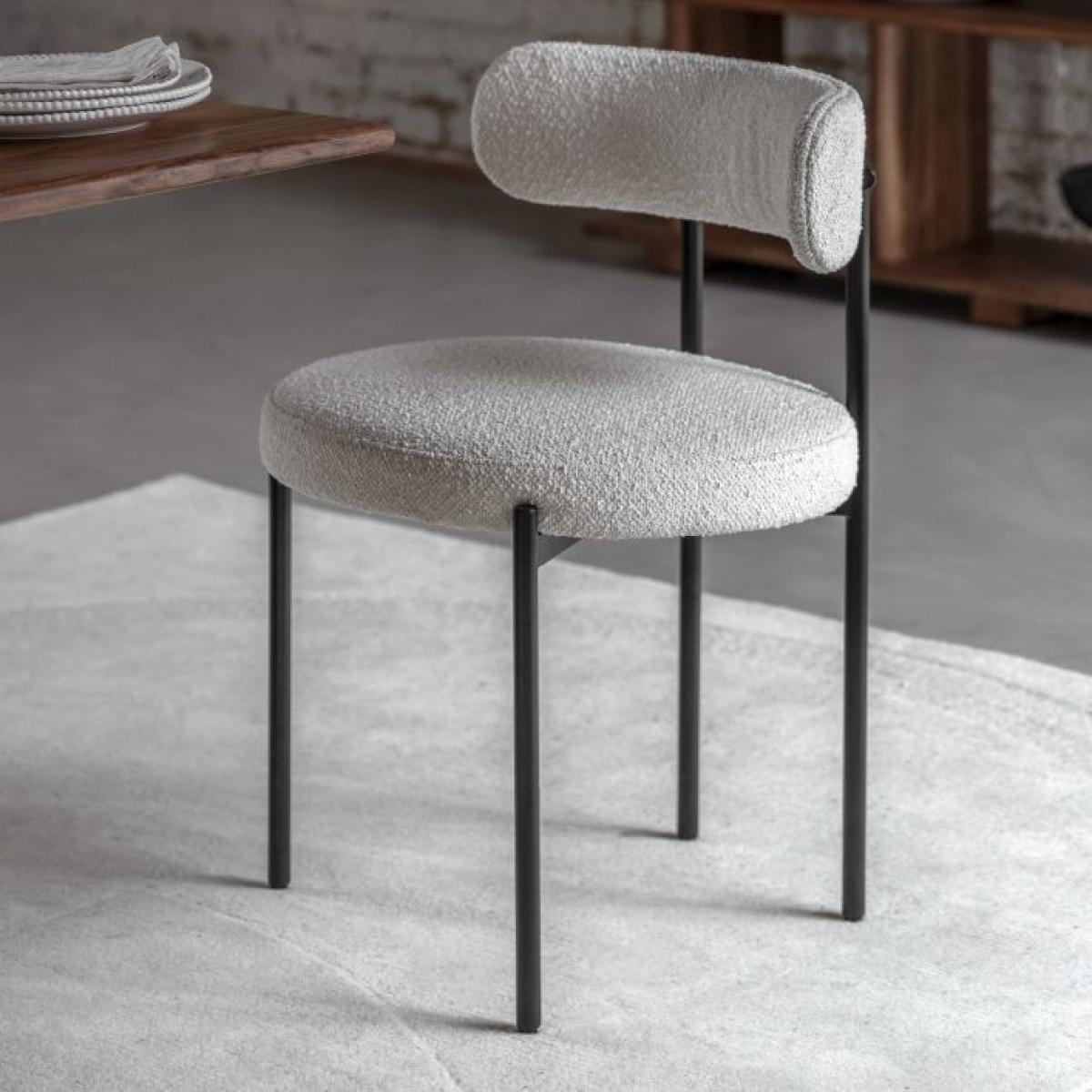 Zael Oak Dining Chair (Set of 2) - Vanilla