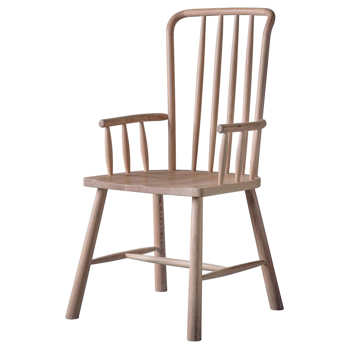 Wycombe Light Oak Carver Dining Chair (Set of 2) – image 2