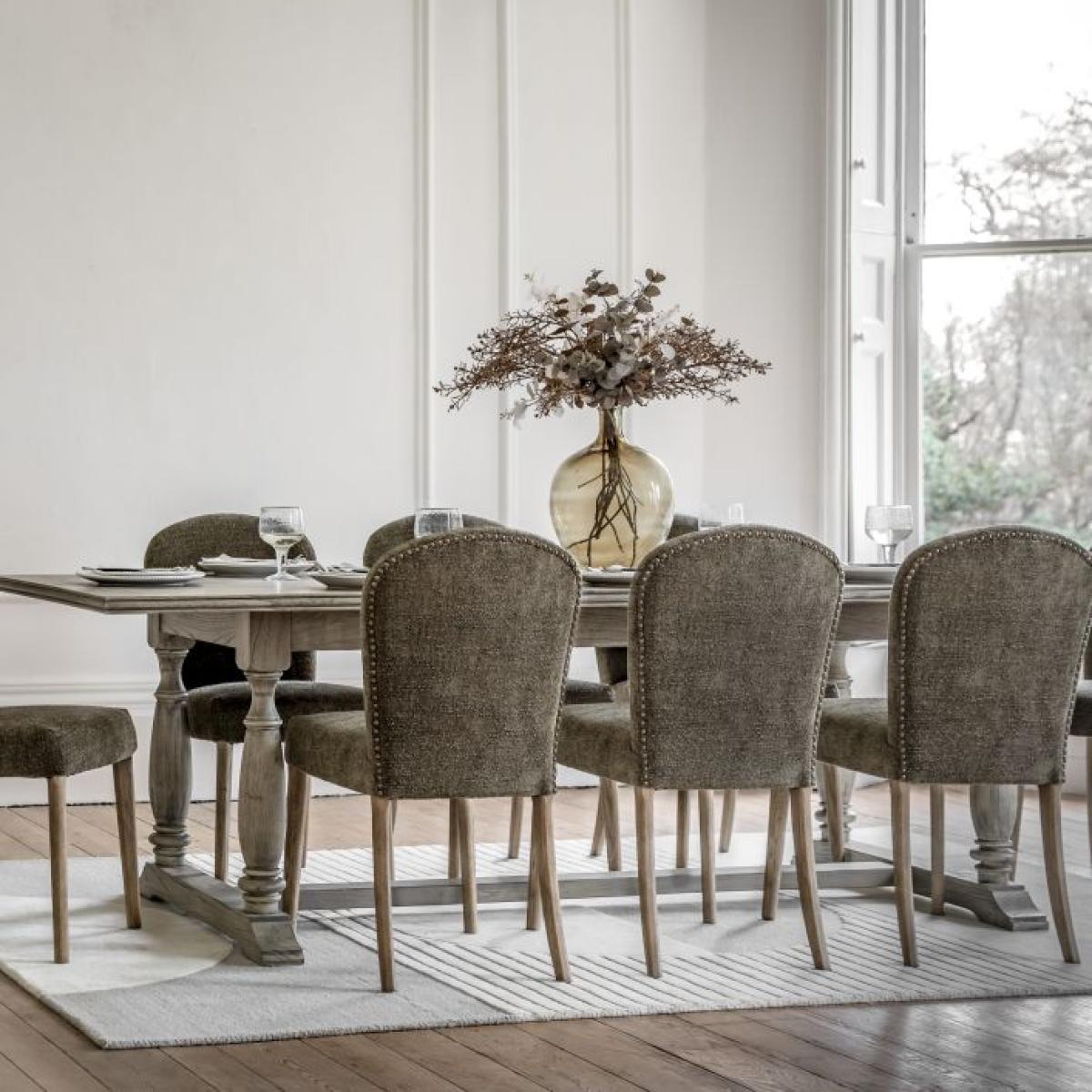 Hinton Oak Dining Chair (Set of 2) - Moss Green – image 2