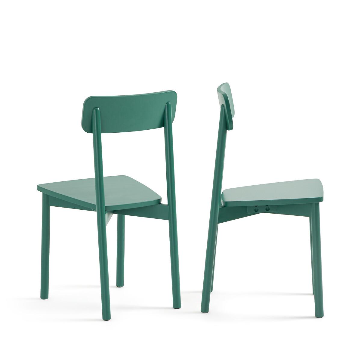 Set of 2 Jodi Coloured Solid Beech Chairs – image 2