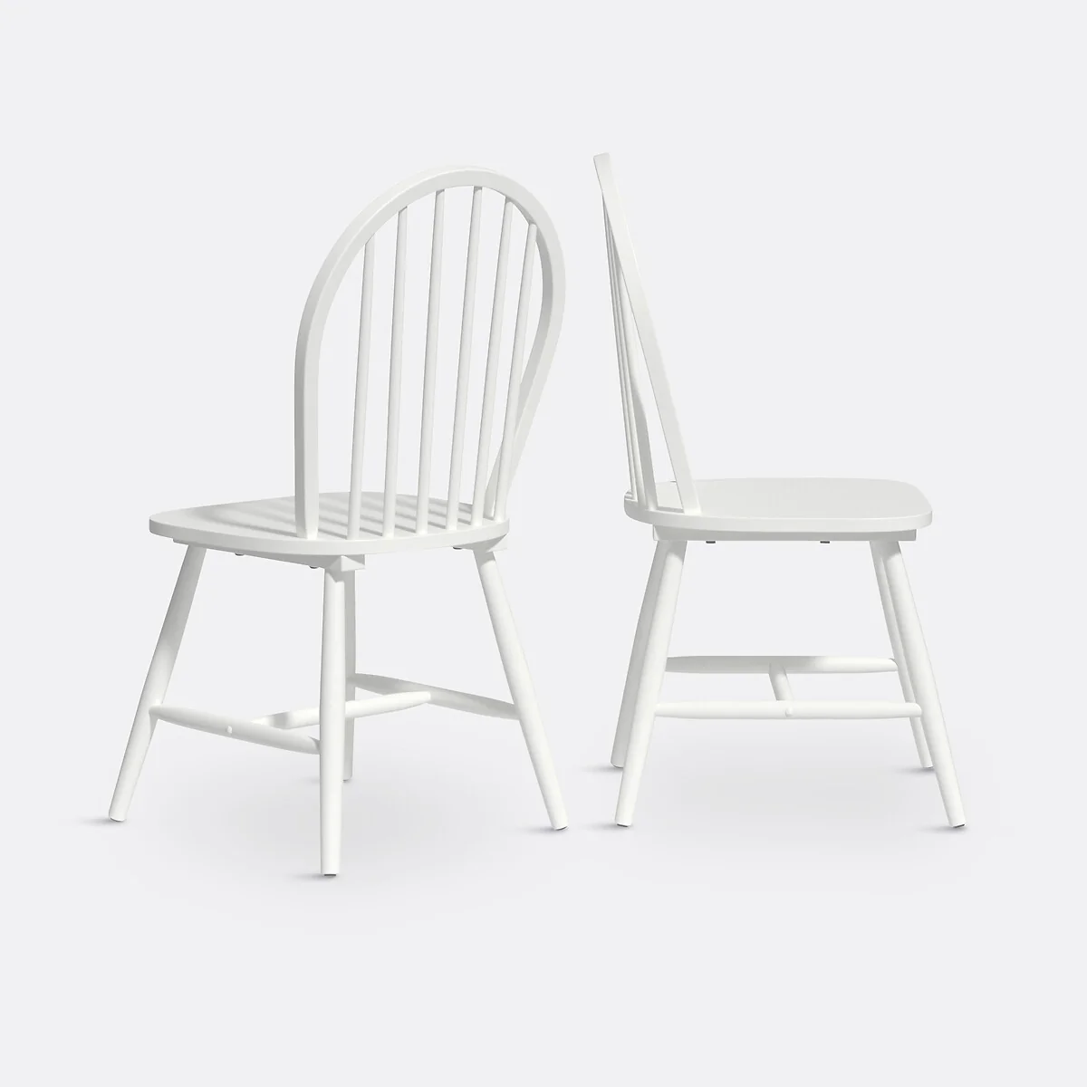 Set of 2 Windsor Spindle Back Chairs – image 2