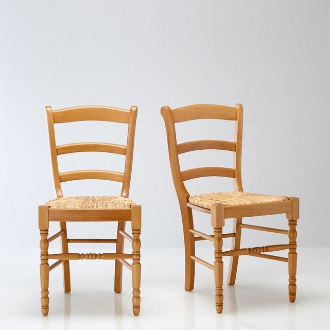 AUTHENTIC STYLE Solid Beech Chairs (Set of 2) – image 1