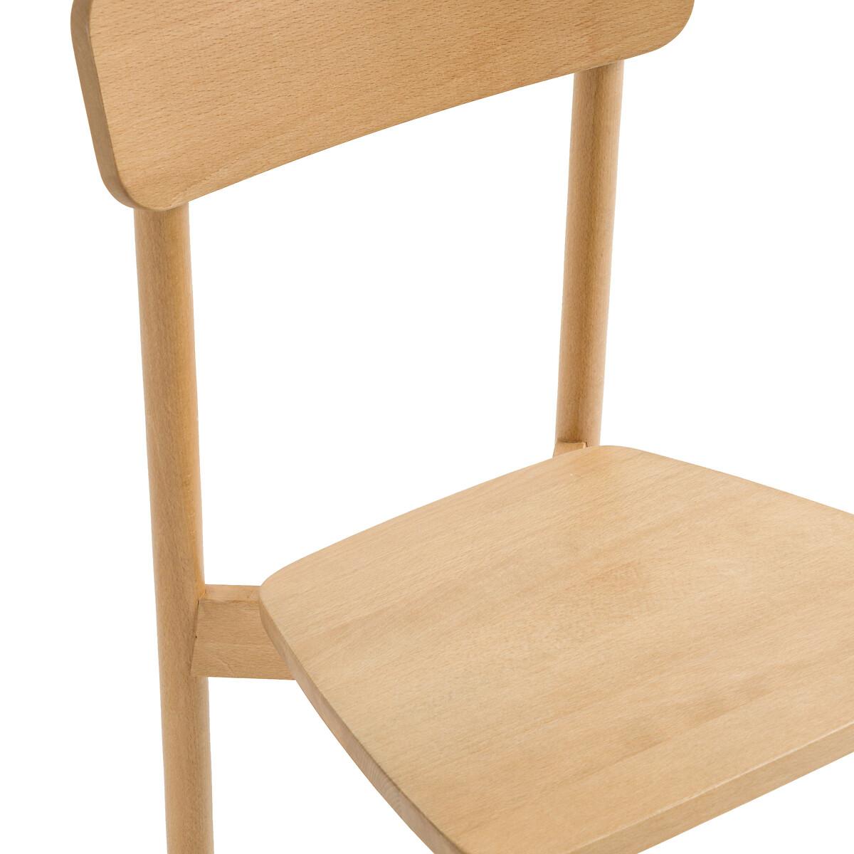 Set of 2 Jodi Solid Beech Chairs – image 3