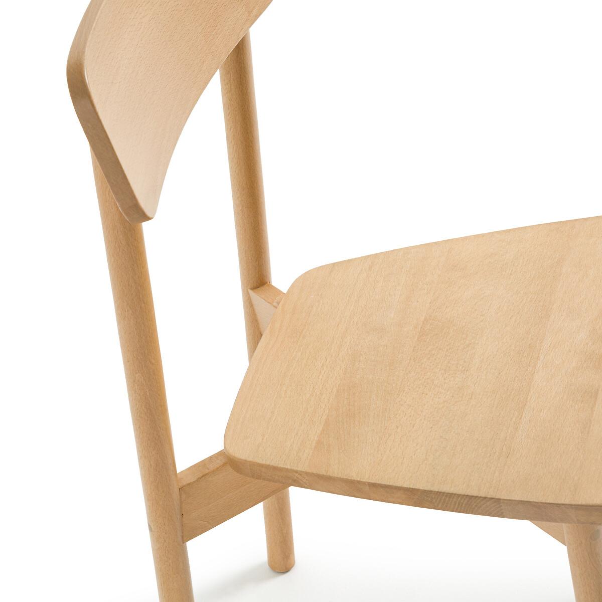 Set of 2 Jodi Solid Beech Chairs – image 4