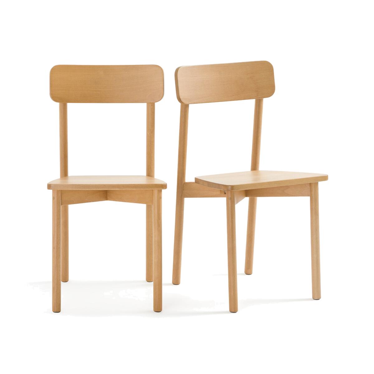 Set of 2 Jodi Solid Beech Chairs – image 1