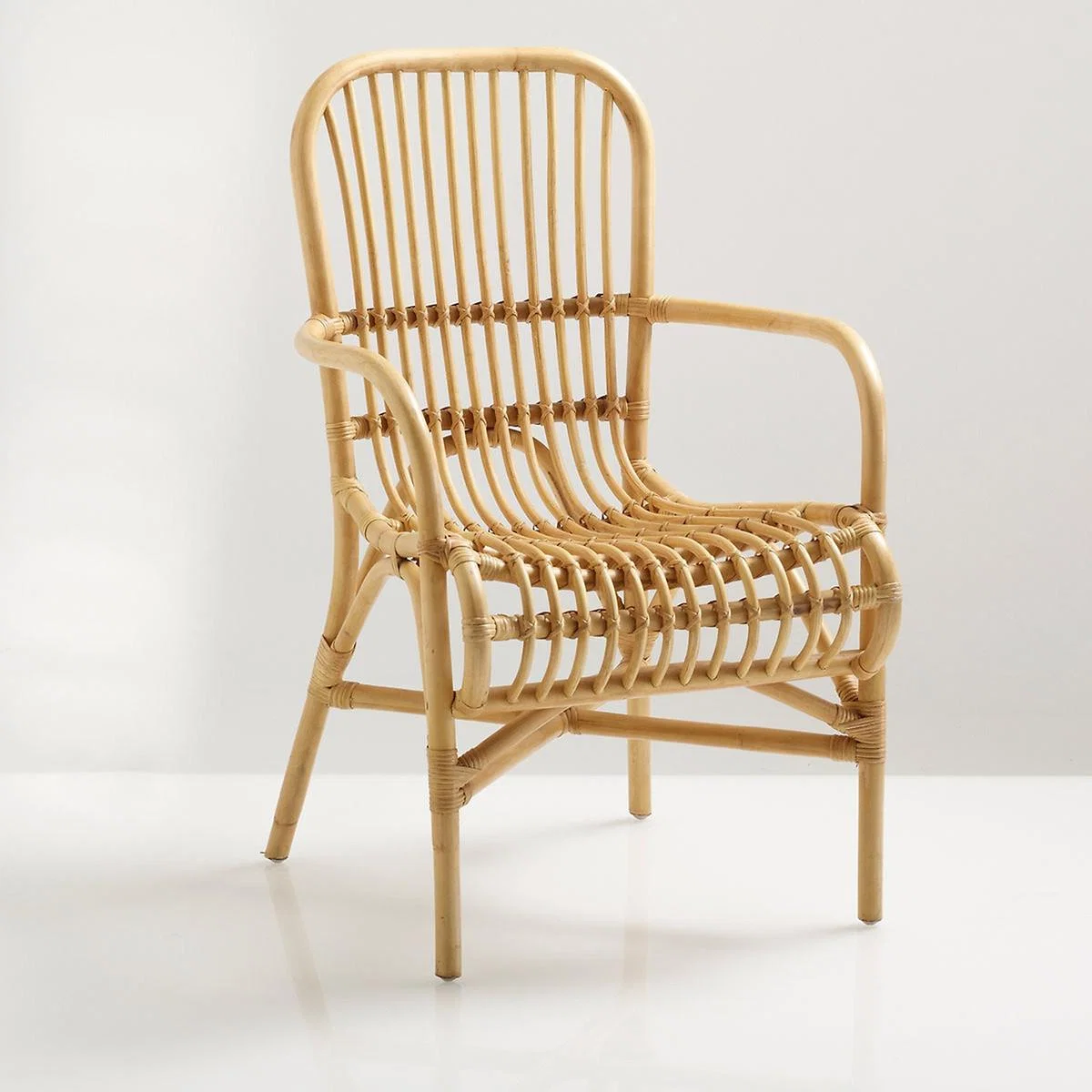 Malu Rattan Cane Armchair – image 1