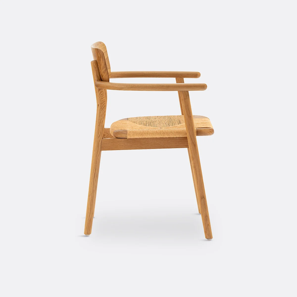 Pipo Solid Oak and Weaving Table Armchair – image 4