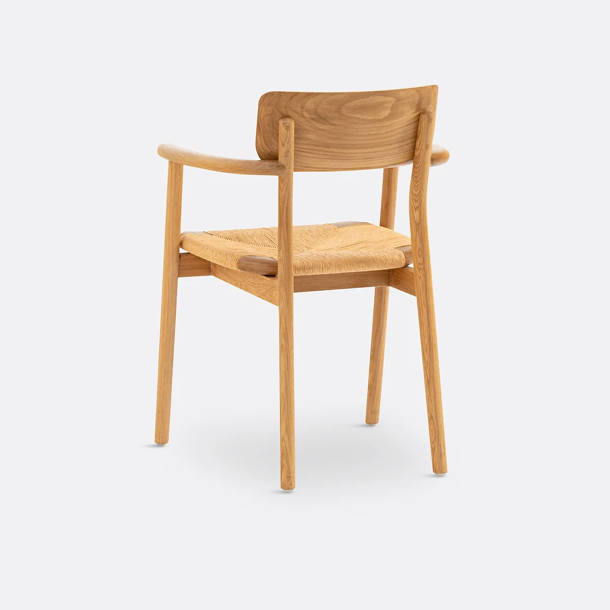 Pipo Solid Oak and Weaving Table Armchair – image 5