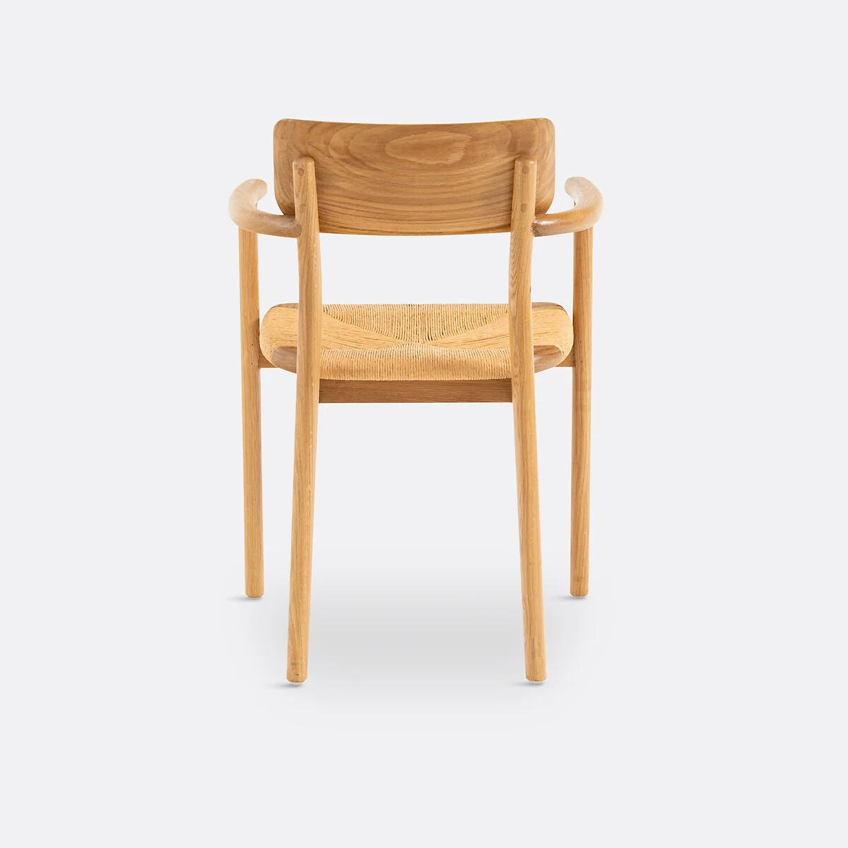 Pipo Solid Oak and Weaving Table Armchair – image 6
