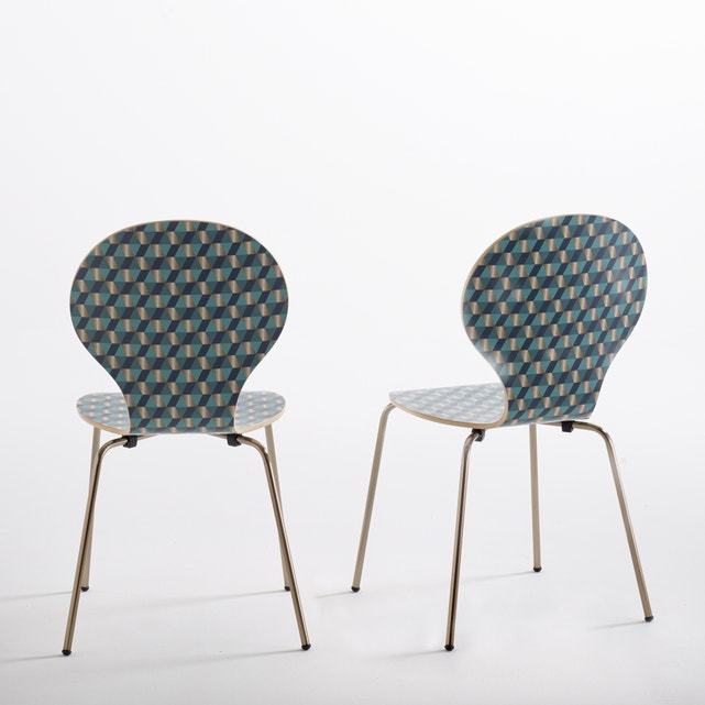 WATFORD Retro Stackable Print Chairs (Set of 2) – image 5