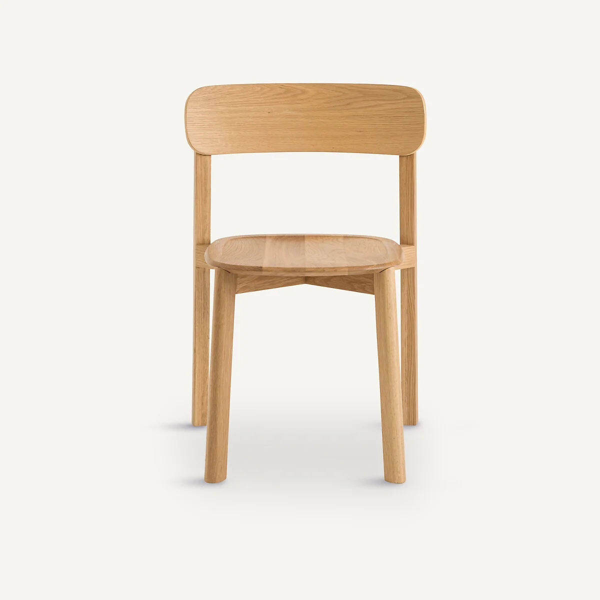 Batignolles Stackable Chair in Oak and Veneer, Designed By Emmanuel Gallina – image 2