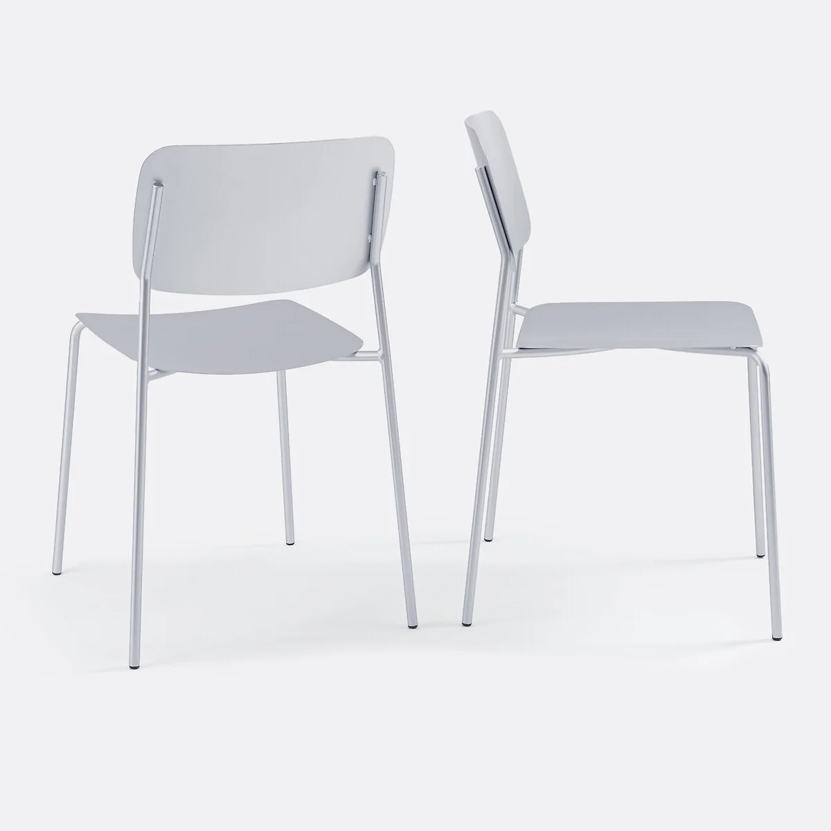 Set of 2 Urbani Metal Chairs – image 3