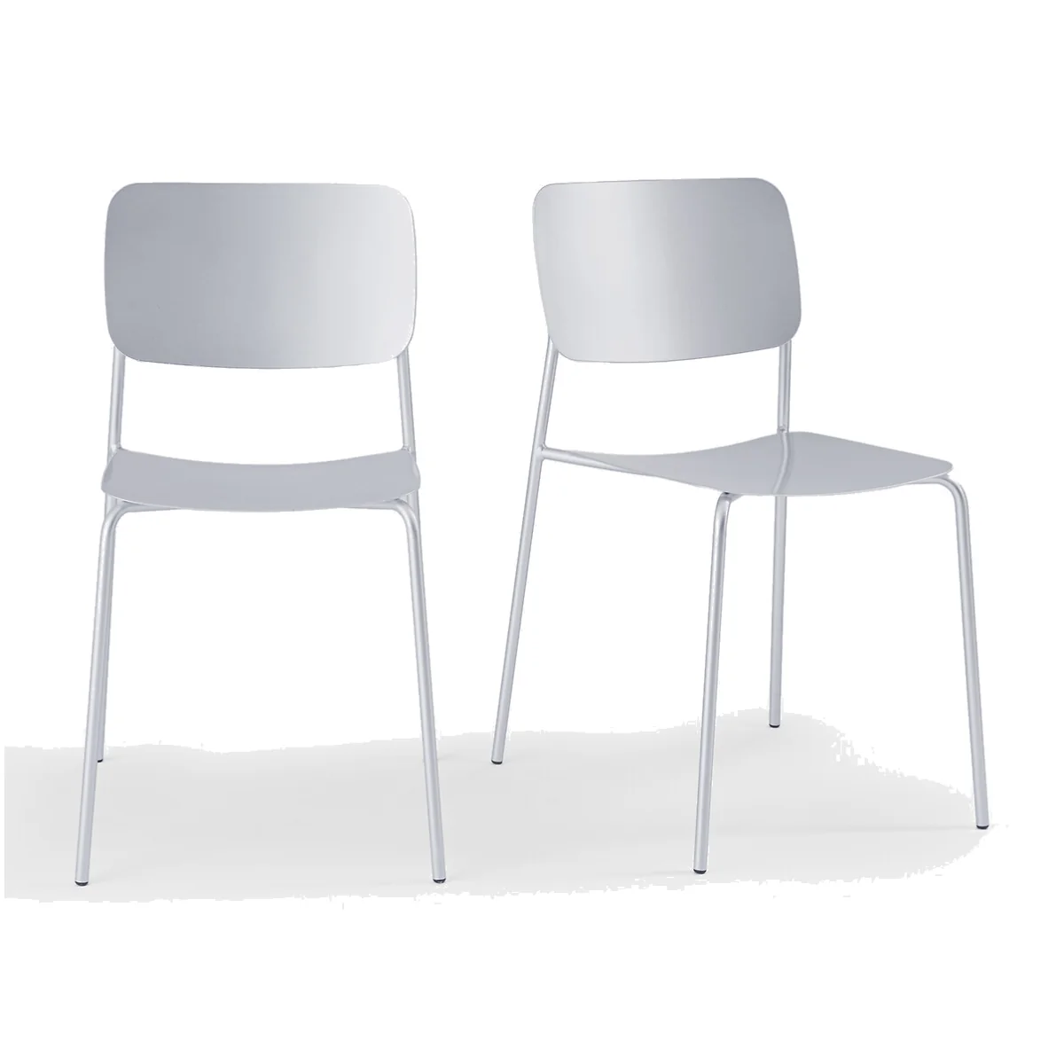 Set of 2 Urbani Metal Chairs – image 1