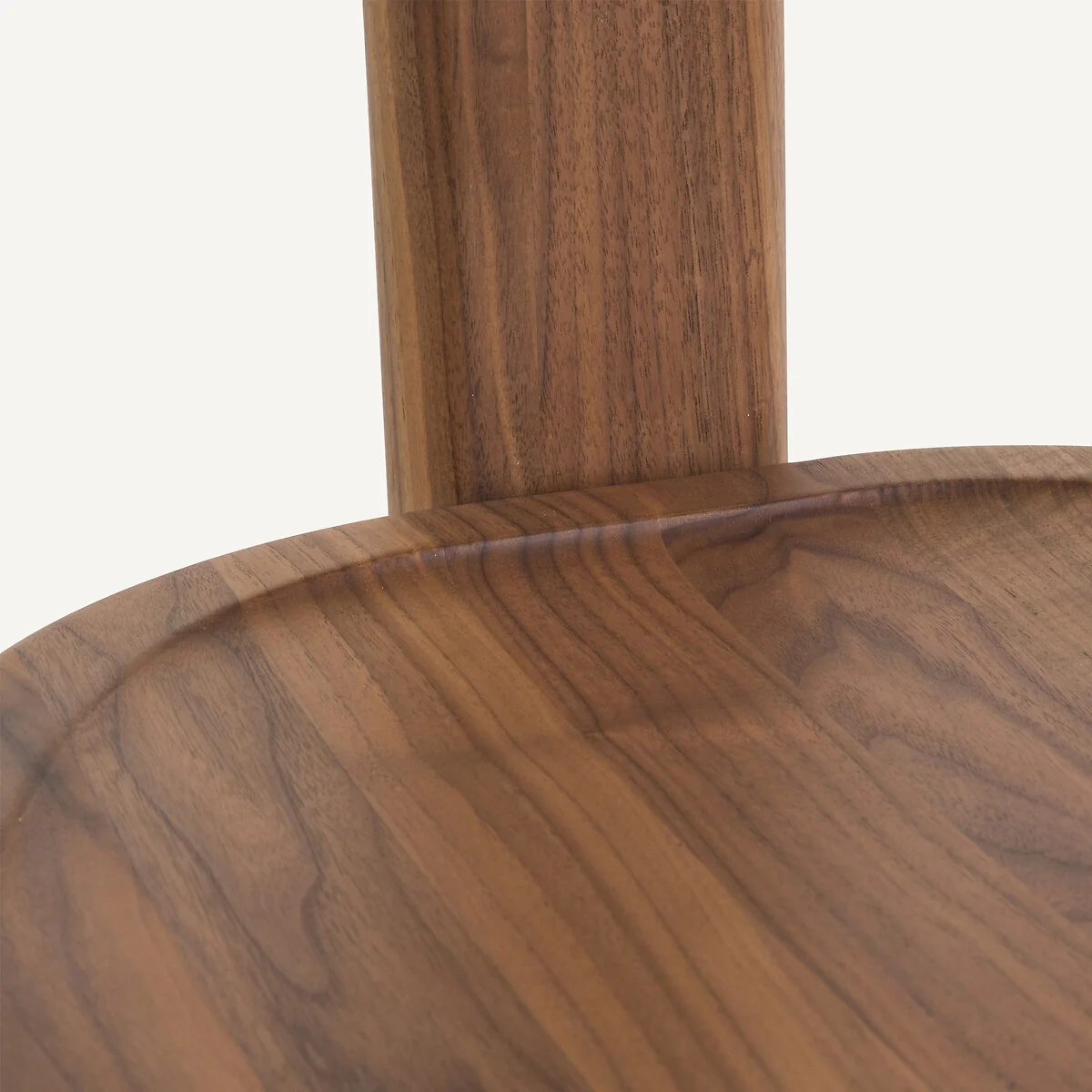 Marais Tripod Dining Chair in Walnut and Veneer, Designed By Emmanuel Gallina – image 5
