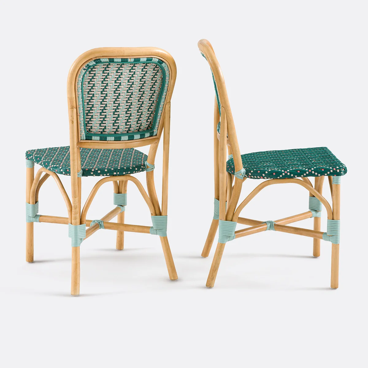 Set of 2 Musette Woven Chairs – image 3