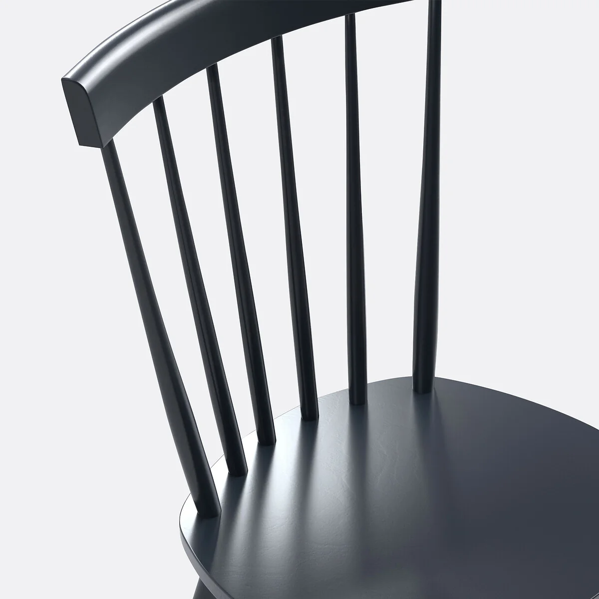 Set of 2 Jyko Spindle Back Chairs in Solid Rubberwood – image 3