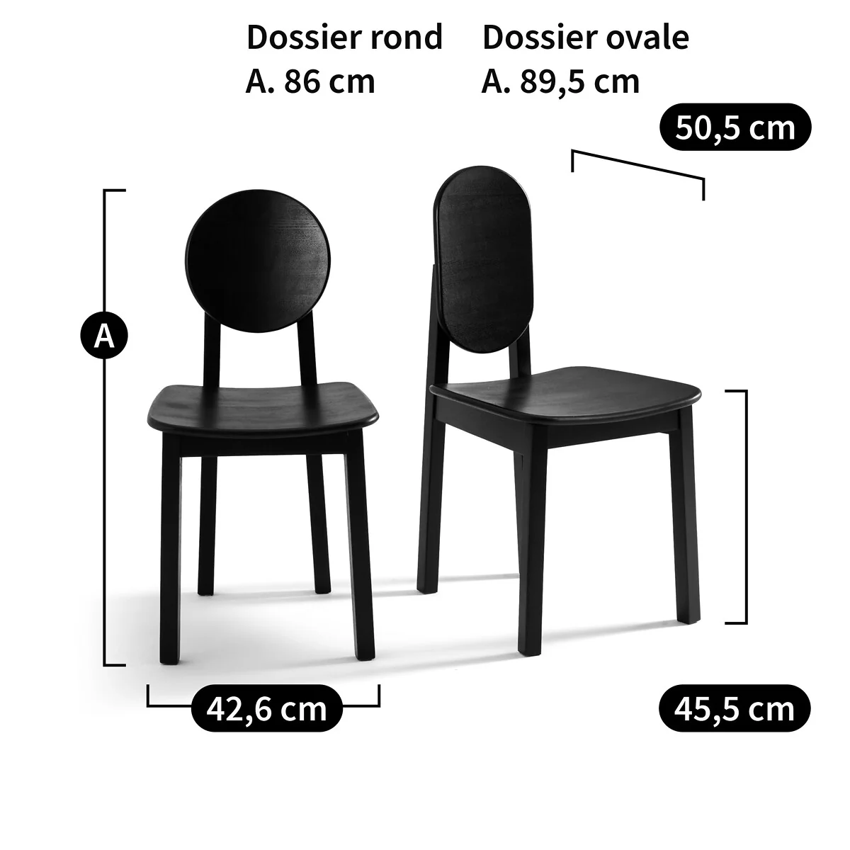 Set of 2 Tribal Ash Chairs – image 6
