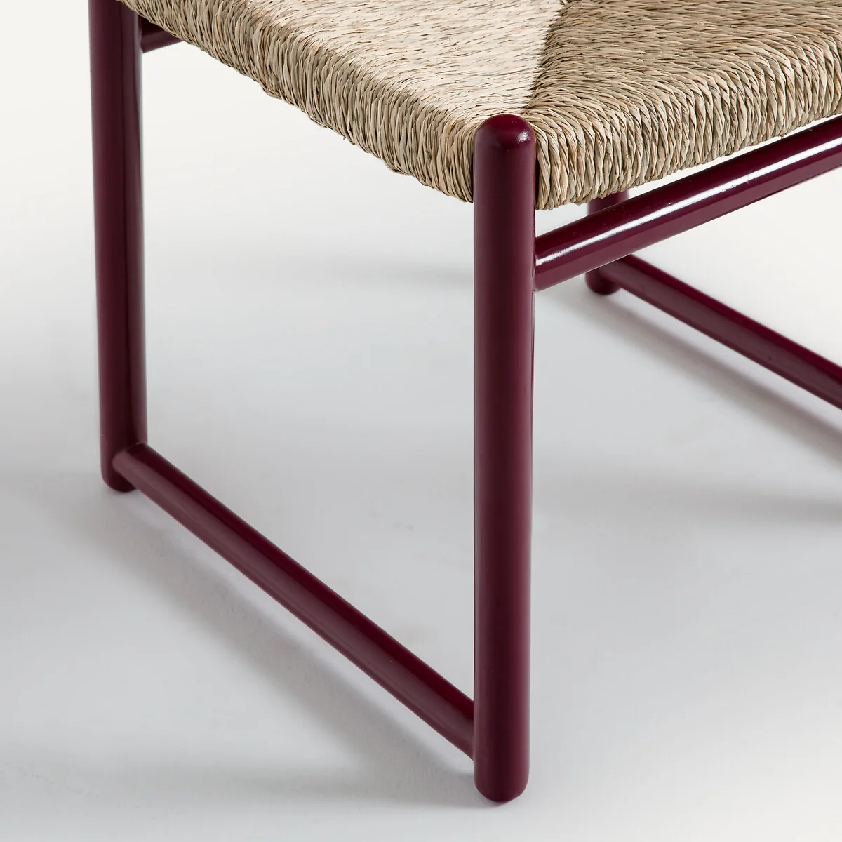 Lyla Chair in Lacquered Solid Oak and Straw – image 6