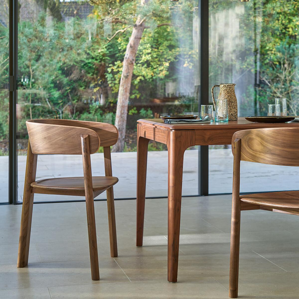 Marais Walnut Table Armchair by E. Gallina – image 9