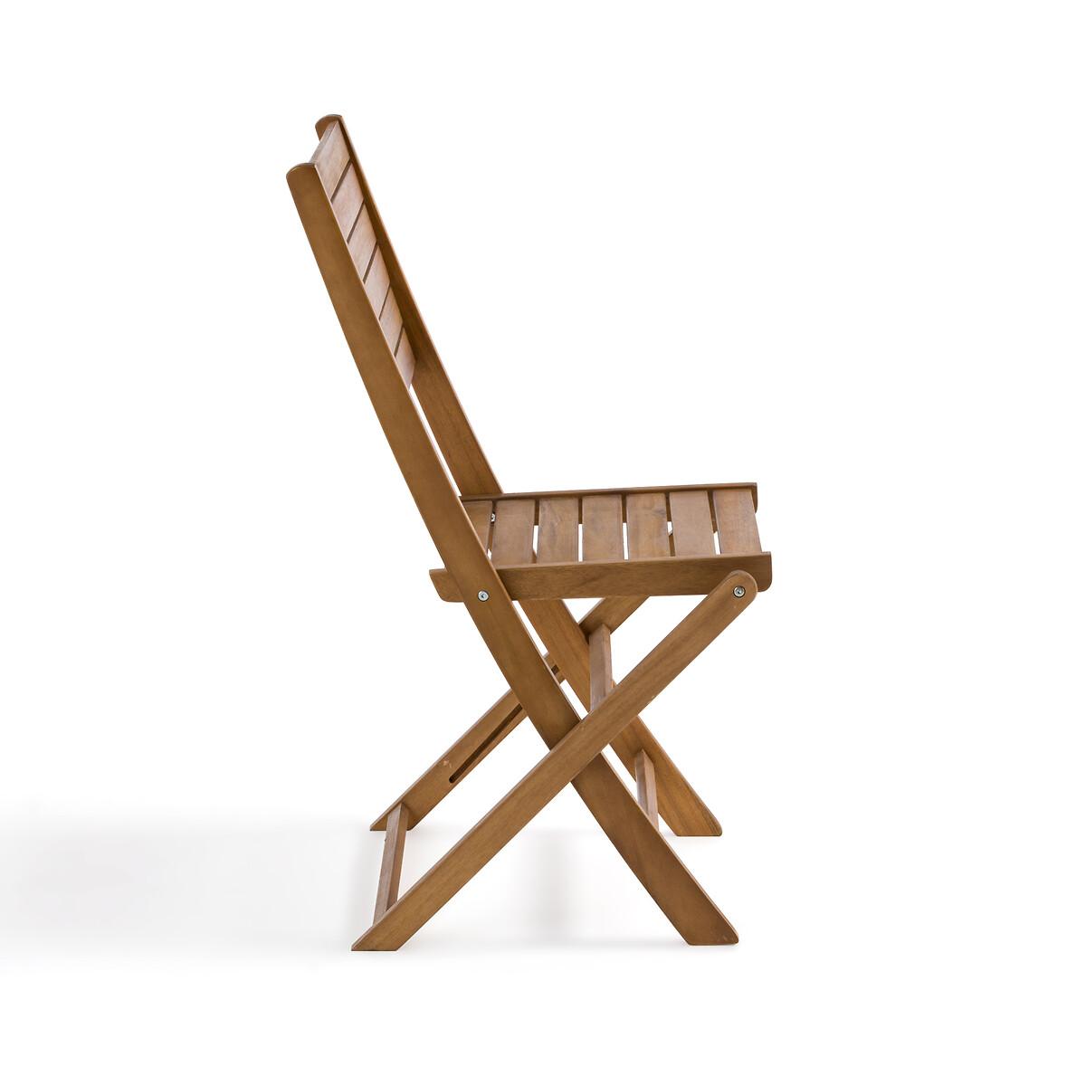 Set of 2 Napli Acacia Garden Chairs – image 4