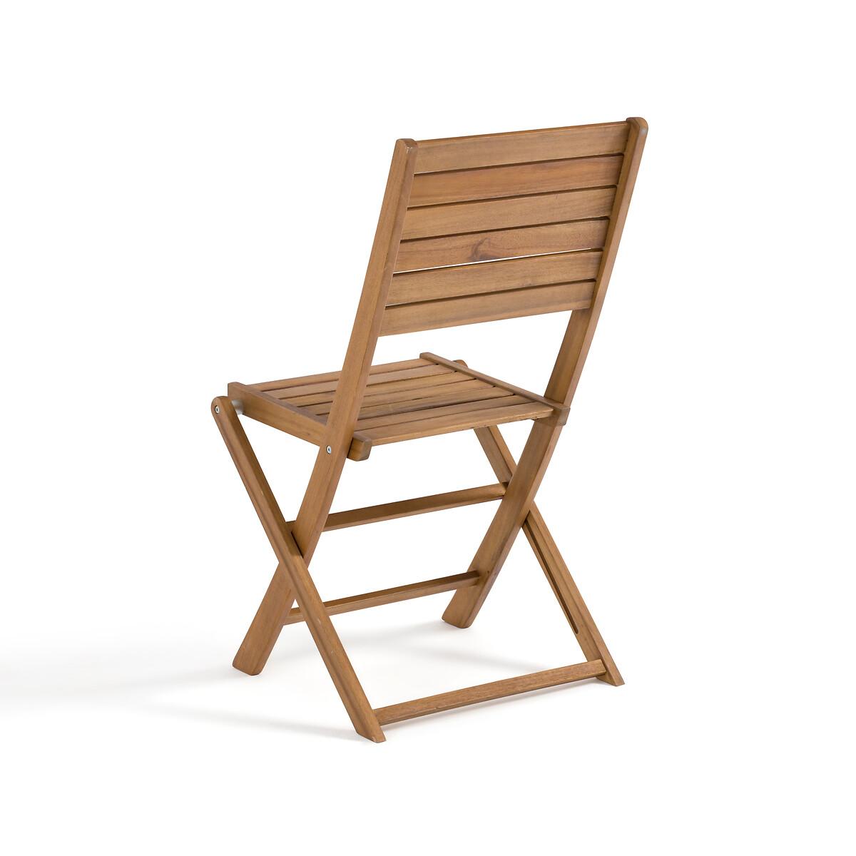 Set of 2 Napli Acacia Garden Chairs – image 5