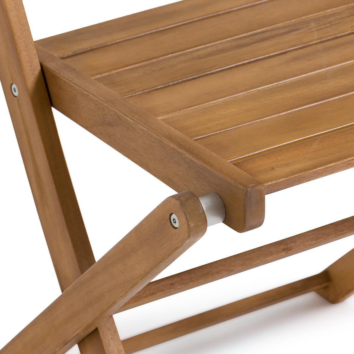 Set of 2 Napli Acacia Garden Chairs – image 7