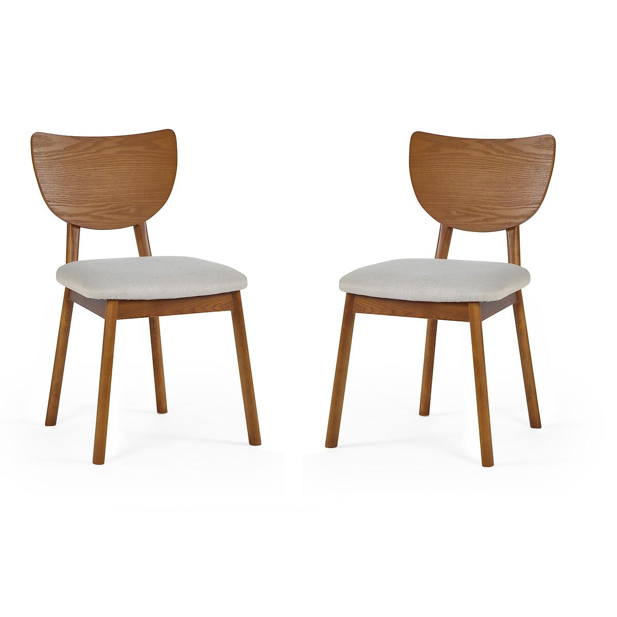 Elijah Retro Ash Wood Dining Chairs (Set of 2) – image 2